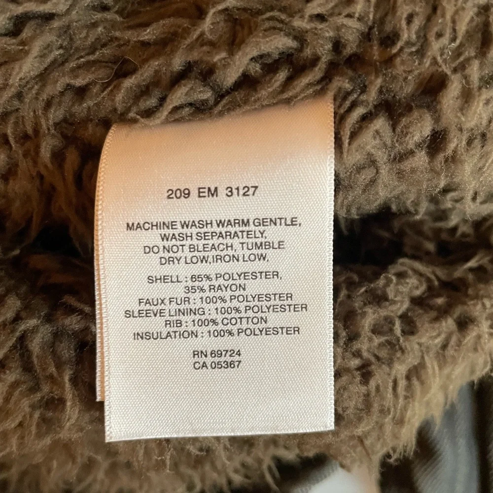 Columbia Men's Brown Plaid Sherpa Lined Utility Field Chore Jacket Size XL - Picture 7 of 8